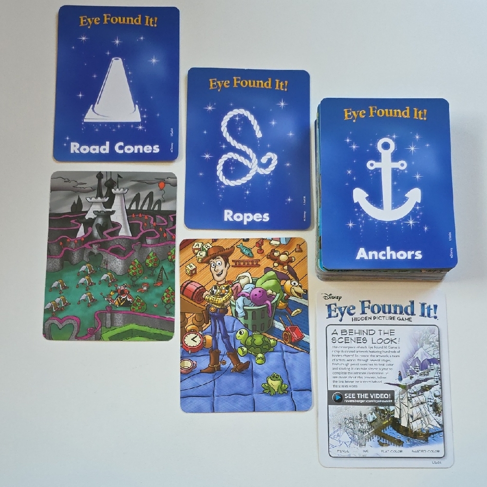 Disney Eye Found It! Hidden Picture Card Game